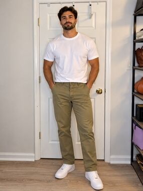 Men's Olive Levi's XX Chino Pants Standard Taper 38x32 Workwear